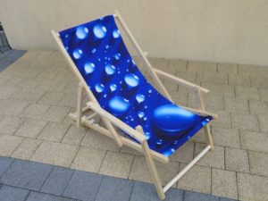 Tumbona personalizada con brazos