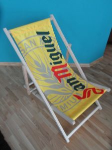 Silla publicitaria y personalizada