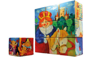 Poufs Puzzle publicitarios