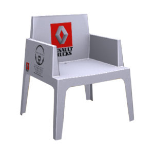 Sillón personalizado de polipropileno